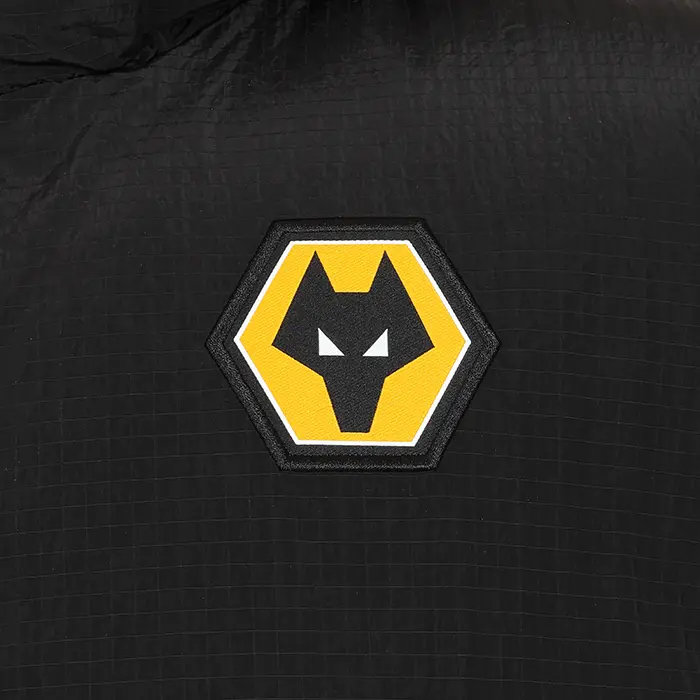 Wolverhampton Wanderers Store | Shop Official 2025-26 Coaches Training Gilet – Black Wolves Gear